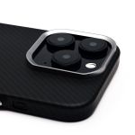 Чехол для Apple iPhone 16 Pro силиконовый Carbon MagSafe <черный>
