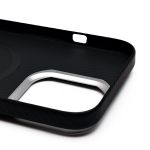 Чехол для Apple iPhone 16 Pro Max силиконовый Carbon MagSafe <черный>
