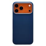 Чехол для Apple iPhone 17 Pro Max, iPhone 18 Pro Max силиконовый Carbon MagSafe <темно-синий>