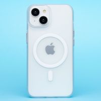 Чехол для Apple iPhone 13, iPhone 14 пластиковый MagSafe №5 <белый> ― Оптовый PromiseMobile