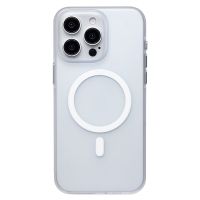 Чехол для Apple iPhone 15 Pro Max пластиковый MagSafe №5 <белый> ― Оптовый PromiseMobile