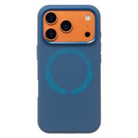 Чехол для Apple iPhone 17 Pro силиконовый Soft Touch MagSafe Vawi <синий> ― Оптовый PromiseMobile