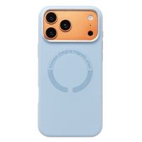 Чехол для Apple iPhone 17 Pro Max, iPhone 18 Pro Max силиконовый Soft Touch MagSafe Vawi <светло-голубой> ― Оптовый PromiseMobile