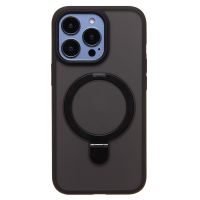 Чехол для Apple iPhone 13 Pro силиконовый MagSafe с подставкой <черный> ― Оптовый PromiseMobile