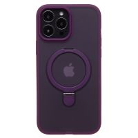 Чехол для Apple iPhone 14 Pro Max силиконовый MagSafe с подставкой <фиолетовый> ― Оптовый PromiseMobile