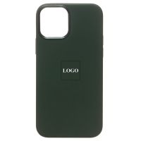 Чехол для Apple iPhone 12, iPhone 12 Pro силиконовый MagSafe (анимация работает) <темно-зеленый> (премиум) ― Оптовый PromiseMobile