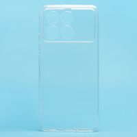 Чехол для Xiaomi Poco F6 Pro (23113RKC6G) силиконовый (0,9 mm) <прозрачный> ― Оптовый PromiseMobile