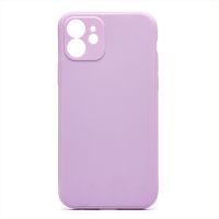 Чехол для Apple iPhone 12 силиконовый Soft Touch 4 <светло-фиолетовый> ― Оптовый PromiseMobile