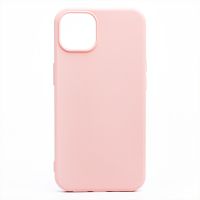Чехол для Apple iPhone 14 силиконовый Soft Touch 2 <светло-розовый> ― Оптовый PromiseMobile
