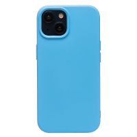 Чехол для Apple iPhone 15 силиконовый Soft Touch 2 <голубой> ― Оптовый PromiseMobile