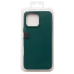 Чехол для Apple iPhone 16 Pro Max силиконовый Soft Touch 4 <темно-зеленый>