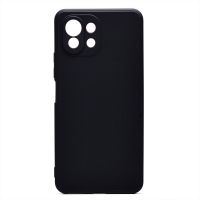 Чехол для Xiaomi Mi 11 Lite (M2101K9AG), Mi 11 Lite 5G (M2101K9G) силиконовый Soft Touch 2 <черный> ― Оптовый PromiseMobile