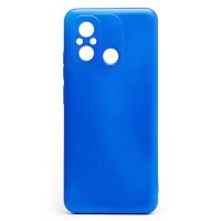 Чехол для Xiaomi Poco C55 (22127PC95I), Redmi 12C (22120RN86G) силиконовый Soft Touch 4 <темно-синий> ― Оптовый PromiseMobile