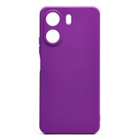 Чехол для Xiaomi Poco C65 (2310FPCA4G) силиконовый Soft Touch 4 <фиолетовый> ― Оптовый PromiseMobile