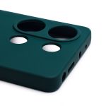 Чехол для Xiaomi Redmi Note 13 Pro (23117RA68G), Poco M6 Pro (2312FPCA6G) силиконовый Soft Touch 4 <темно-зеленый>