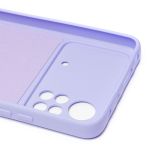 Чехол для Xiaomi Poco X4 Pro 5G (2201116PG) силиконовый Soft Touch 4 <светло-фиолетовый>