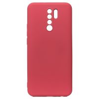 Чехол для Xiaomi Redmi 9 (M2204J19AG) силиконовый Soft Touch 4 <бордовый> ― Оптовый PromiseMobile
