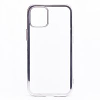 Чехол для Apple iPhone 12, iPhone 12 Pro силиконовый ультратонкий Pilot <серебристый> ― Оптовый PromiseMobile