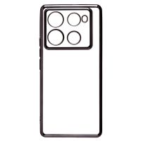 Чехол для Infinix Note 40 Pro (X6850) силиконовый ультратонкий Pilot <черный> ― Оптовый PromiseMobile