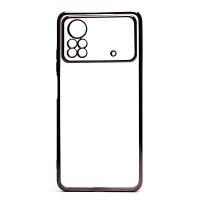 Чехол для Xiaomi Poco X4 Pro 5G (2201116PG) силиконовый ультратонкий Pilot <черный> ― Оптовый PromiseMobile
