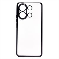 Чехол для Xiaomi Redmi Note 13 (23124RA7EO) силиконовый ультратонкий Pilot <черный> ― Оптовый PromiseMobile