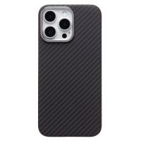 Чехол для Apple iPhone 16 Pro Max пластиковый MagSafe POSH KEVLAR <черный> ― Оптовый PromiseMobile