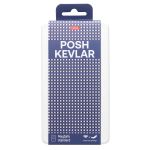 Чехол для Apple iPhone 16 пластиковый MagSafe POSH KEVLAR <синий>