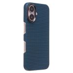 Чехол для Apple iPhone 16 пластиковый MagSafe POSH KEVLAR <синий>