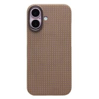Чехол для Apple iPhone 16 Pro пластиковый MagSafe POSH KEVLAR <песочный> ― Оптовый PromiseMobile