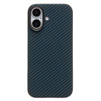 Чехол для Apple iPhone 17 пластиковый MagSafe POSH KEVLAR <темно-синий> ― Оптовый PromiseMobile