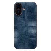 Чехол для Apple iPhone 17 пластиковый MagSafe POSH KEVLAR <синий> ― Оптовый PromiseMobile