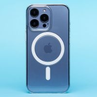 Чехол для Apple iPhone 13 Pro пластиковый MagSafe Сlear Сase <прозрачный> (премиум) ― Оптовый PromiseMobile