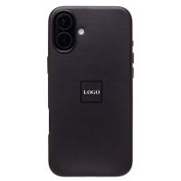 Чехол для Apple iPhone 16 Plus экокожа MagSafe <черный> (премиум) ― Оптовый PromiseMobile