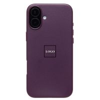 Чехол для Apple iPhone 16 Plus экокожа MagSafe <пурпурный> (премиум) ― Оптовый PromiseMobile