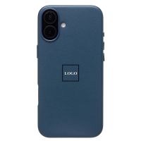 Чехол для Apple iPhone 16 Plus экокожа MagSafe <темно-синий> (премиум) ― Оптовый PromiseMobile