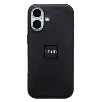Чехол для Apple iPhone 17 экокожа MagSafe <черный> (премиум) ― Оптовый PromiseMobile