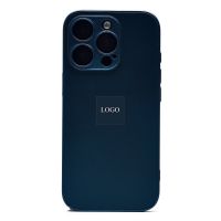 Чехол для Apple iPhone 16 Pro силиконовый MagSafe Glass <синий> (премиум) ― Оптовый PromiseMobile