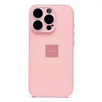 Чехол для Apple iPhone 16 Pro силиконовый MagSafe Glass <светло-розовый> (премиум) ― Оптовый PromiseMobile