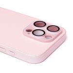 Чехол для Apple iPhone 16 Pro силиконовый MagSafe Glass <светло-розовый> (премиум)