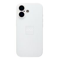 Чехол для Apple iPhone 17 силиконовый MagSafe Glass <белый> (премиум) ― Оптовый PromiseMobile