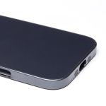 Чехол для Apple iPhone Air силиконовый MagSafe Glass <черный> (премиум)