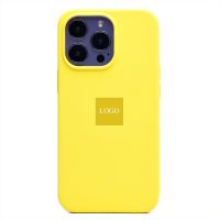 Чехол для Apple iPhone 13 Pro силиконовый MagSafe (анимация работает) <желтый> (премиум) ― Оптовый PromiseMobile
