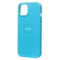Чехол для Apple iPhone 14 силиконовый Soft Touch <голубой> (премиум) ― Оптовый PromiseMobile