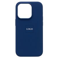Чехол для Apple iPhone 14 Pro силиконовый Soft Touch <темно-синий> (премиум) ― Оптовый PromiseMobile