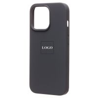 Чехол для Apple iPhone 14 Pro силиконовый Soft Touch <темно-серый> (премиум) ― Оптовый PromiseMobile