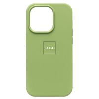 Чехол для Apple iPhone 14 Pro силиконовый Soft Touch <светло-зеленый> (премиум) ― Оптовый PromiseMobile
