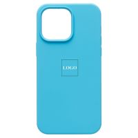 Чехол для Apple iPhone 14 Pro Max силиконовый Soft Touch <голубой> (премиум) ― Оптовый PromiseMobile