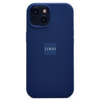Чехол для Apple iPhone 15 силиконовый Soft Touch <темно-синий> (премиум) ― Оптовый PromiseMobile