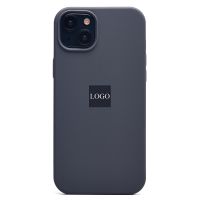 Чехол для Apple iPhone 15 Plus силиконовый Soft Touch <темно-серый> (премиум) ― Оптовый PromiseMobile