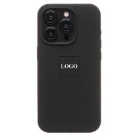 Чехол для Apple iPhone 15 Pro силиконовый Soft Touch <черный> (премиум) ― Оптовый PromiseMobile